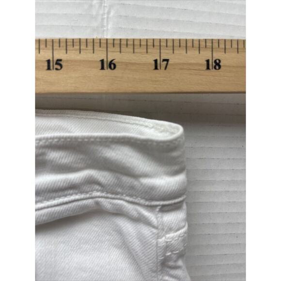 J BRAND Jeans Womens Size 32 White Denim Bootcut Mid Rise Classic Casual Coastal - Picture 9 of 13
